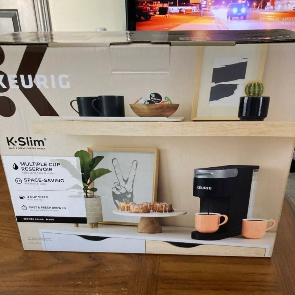 Keurig K-Slim Single-Serve K-Cup Pod Coffee Maker